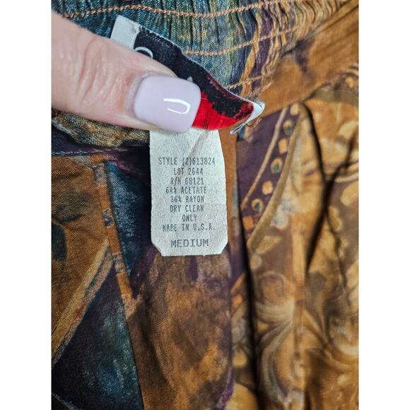 Vintage Synari Abstract Pants Ladies size Medium - Picture 5 of 8